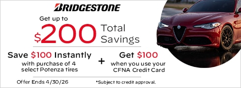 Bridgestone: Get Up to $200 Total Savings