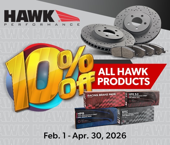 Save 10% on All Hawk Products