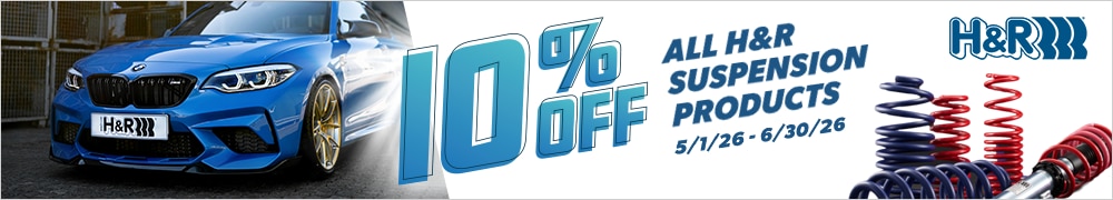 10% Off H&R Suspension Products