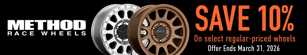 Save 10% on Select Regular Priced Method Race Wheels