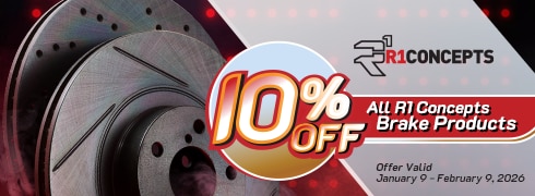 Save 10% on All R1 Concepts Brake Products
