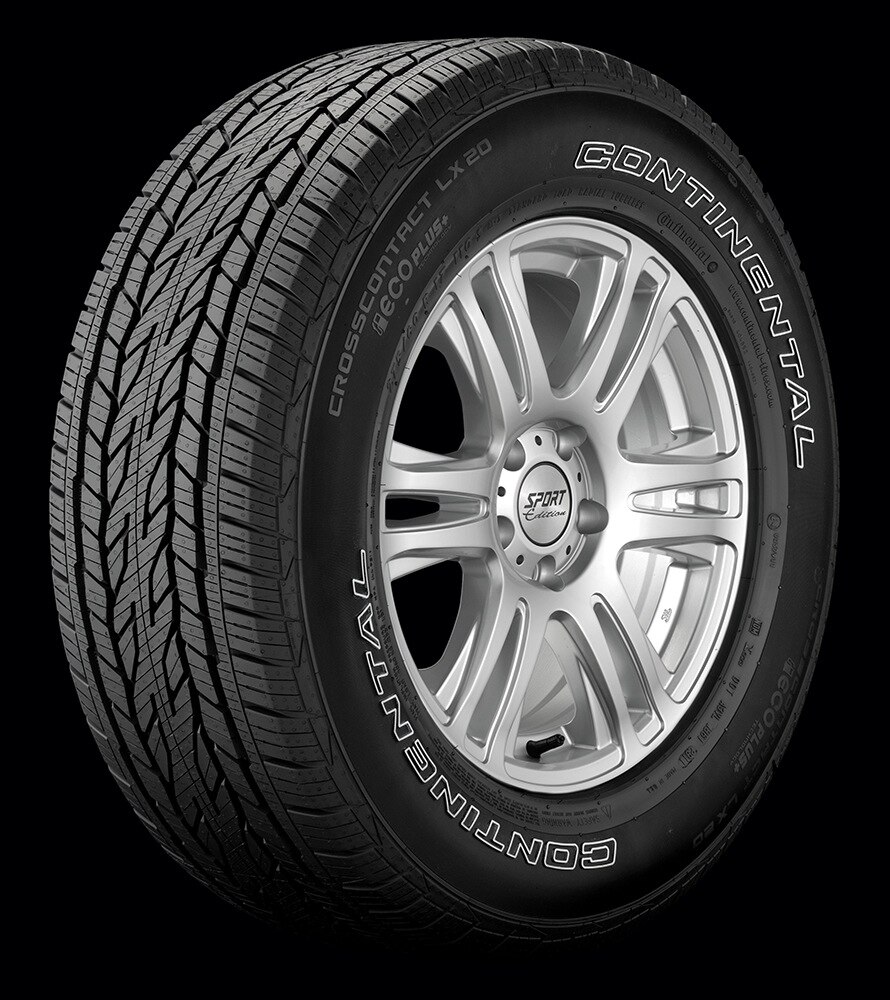 SuperView of the Continental CrossContact LX20 with ...