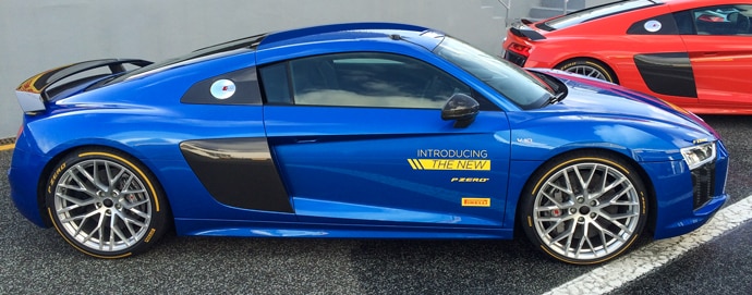 Blue Audi P Zero (PZ4)