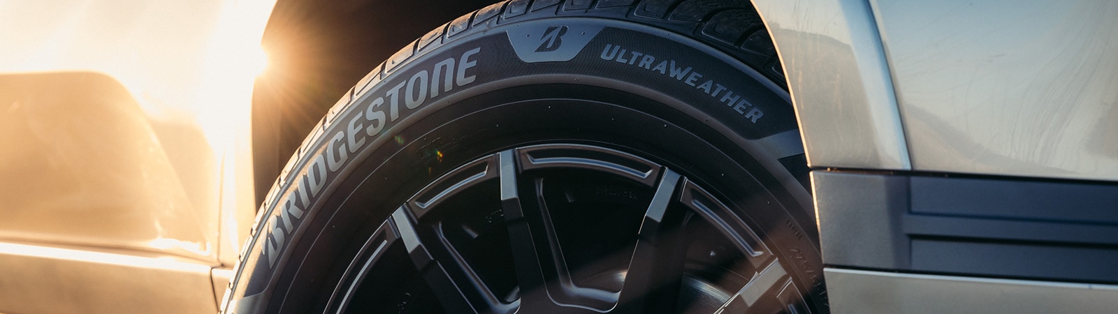 A close up shot of the Bridgestone UltraWeather