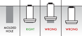 Stud Insert Diagram