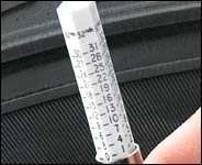 Tire Tech Information Measuring Tire Tread Depth With A Tire Gauge