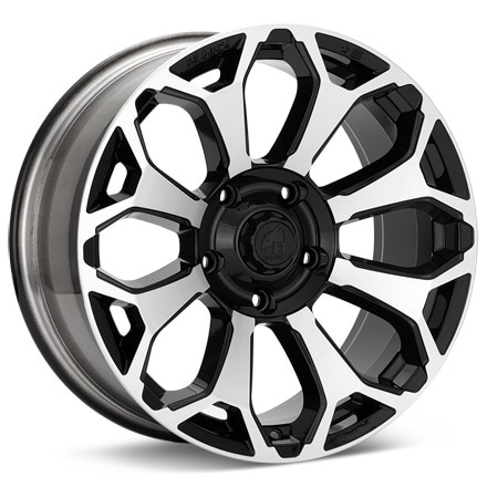 ALMAX USA AM-804 Machined W/Gloss Black Accent Wheels 20 In 20x9 +20 AM42090818020GBMF