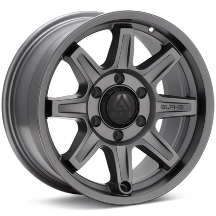 ALPHAequipt Command Light Grey Painted Wheels 16 In 16x8 +00 AC168061390LG