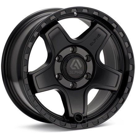 ALPHAequipt Echo Black Wheels 18 In 18x9 +15 AE1890613515MB