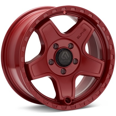 ALPHAequipt Echo Red Painted Wheels 18 In 18x9 +15 AE1890613515R