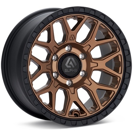 ALPHAequipt Halo Bronze w/Black Lip Wheels 17 In 17x8.5 00 AH178551270BZBL