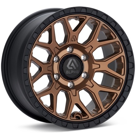 ALPHAequipt Halo Bronze W/Black Lip Wheels 18 In 18x9 +25 AH1890613925BZBL