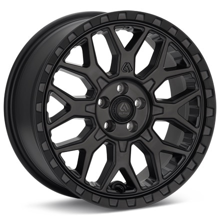 ALPHAequipt Halo CUV Black Painted Wheels 17 In 17x7.5 +35 AH1775510035MB
