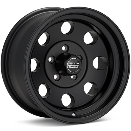 American Racing AR172 Baja Black Painted Wheels 15 In 15x10 -43 AR1725165B