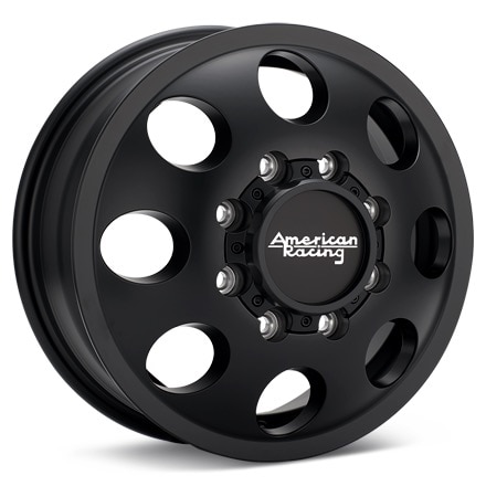American Racing AR204 Baja Dually Black Painted Wheels 16 In 16x6 111 AR204660807111