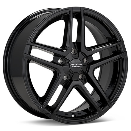 American Racing AR907 Black Painted Wheels 16 In 16x7 40 AR90767015340
