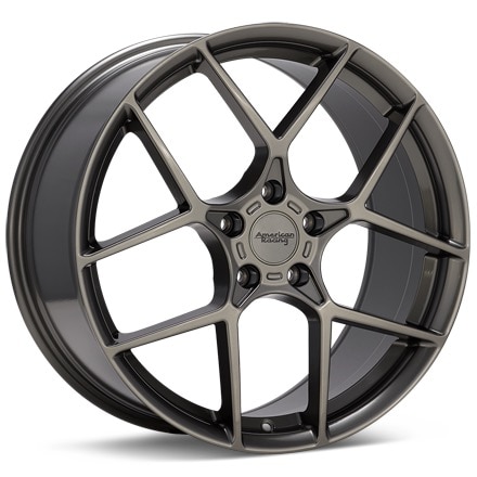 American Racing AR924 Graphite Silver Wheels 18 In 18x8.5 50 AR92488534950