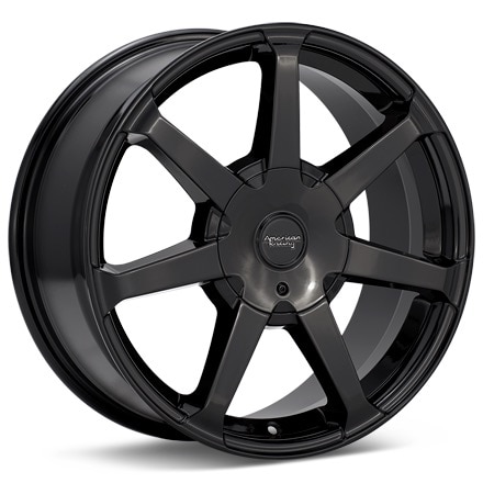 American Racing AR930 Gloss Black Painted Wheels 16 In 16x7 +45 AR93067059340
