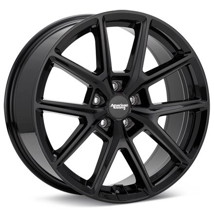 American Racing AR943 Gloss Black Painted Wheels 17 In 17x8 +35 AR943BX17801235