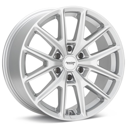 American Racing AR945 Hyper Silver Wheels 17 In 17x8 +35 AR945SX17806435