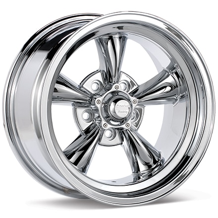 American Racing Authentic Hot Rod VN605 Torq-Thrust D Chrome Plated Wheels 15 In 15x8.5 -24 VN6055861