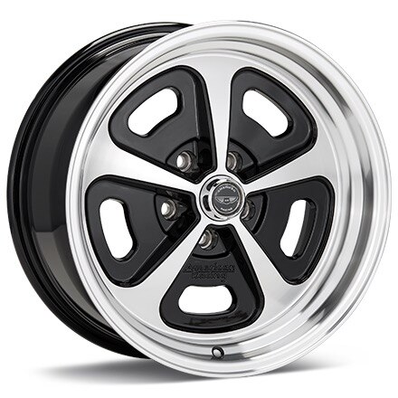 American Racing Authentic Hot Rod VN501 500 Mono Cast Machined w/Black Accent Wheels 15 In 15x7 0 VN50157012500
