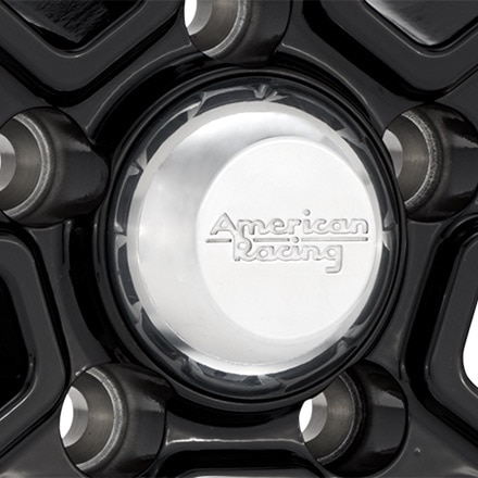 American Racing Authentic Hot Rod VN510 Draft Black w/Mach Lip