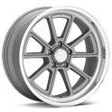 American Racing Authentic Hot Rod VN510 Draft Vintage Silver w/Machined Lip