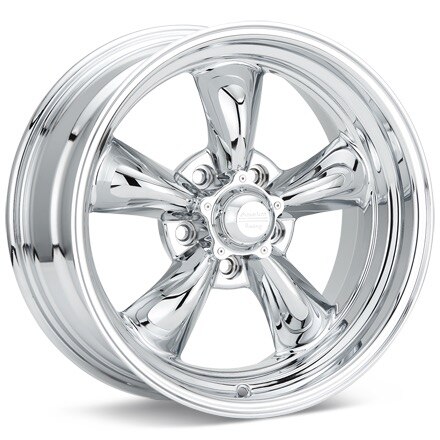 American Racing Authentic Hot Rod VN615 Torq Thrust II 1 PC Chrome Plated Wheels 15 In 15x7 -06 VN6155761