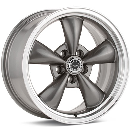 American Racing Authentic Hot Rod AR105 Torq-Thrust M Anthracite w/Mach Lip Wheels 17 In 17x8 0 AR105M7861A