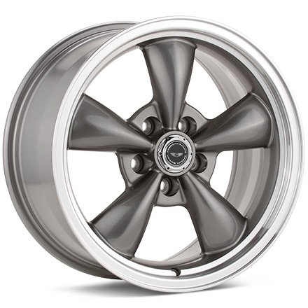 American Racing Authentic Hot Rod AR105 Torq-Thrust M Anthracite W/Mach Lip Wheels 16 In 16x7 35 AR105M6791A