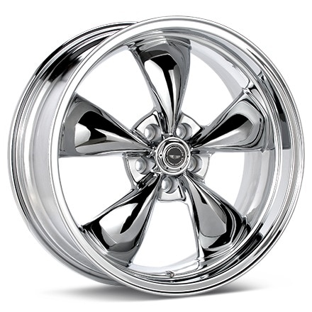 American Racing Authentic Hot Rod AR605 Torq-Thrust M Chrome Plated Wheels 17 In 17x8 30 AR605M7866C