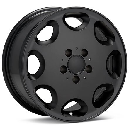 ASA Type 8 Black Painted Wheels 16 In 16x7.5 23 US4625B