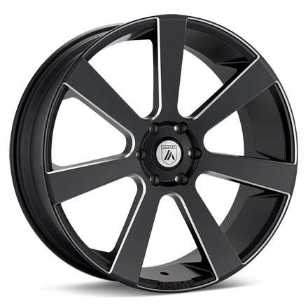 Asanti Black Label Abl 15 Black W Milled Accent