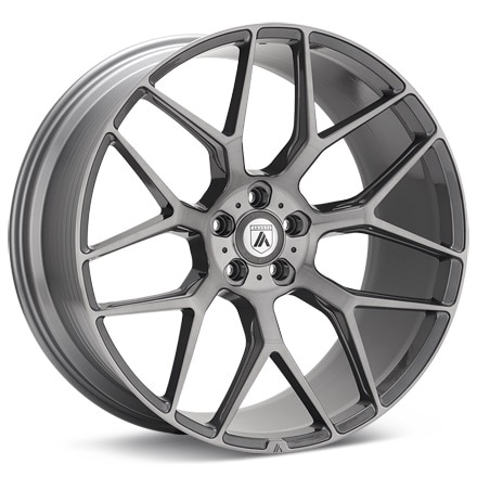 ASANTI Black Label ABL-27 Brushed Titanium Wheels 20 In 20x9 +35 ABL27-20901235TB