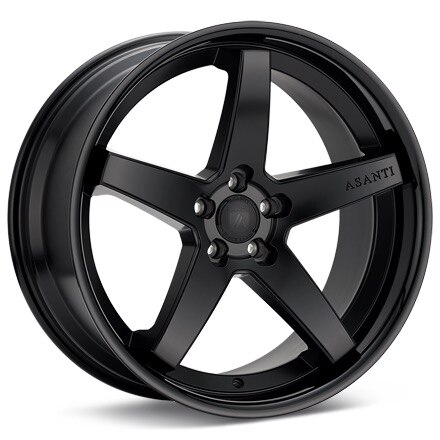 ASANTI Black Label ABL-31 Black w/Gloss Black Lip Wheels 20 In 20x9 +35 ABL31-20901235SB