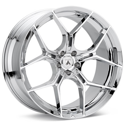 ASANTI Black Label ABL-37 Chrome Plated Wheels 22 In 22x9 +38 ABL37-22901238CH