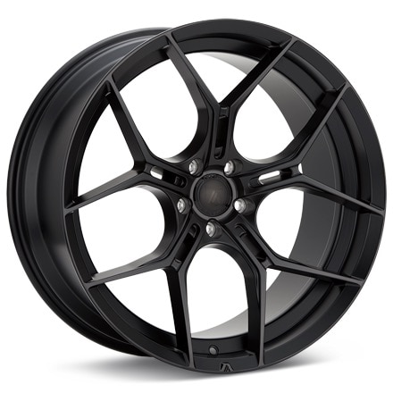 ASANTI Black Label ABL-37 Satin Black Painted Wheels 22 In 22x10.5 +40 ABL37-22055640SB