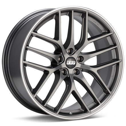 BBS CC-R Platinum Silver W/Pol SS Lip Wheels 19 In 19x9.5 +42 X10020770