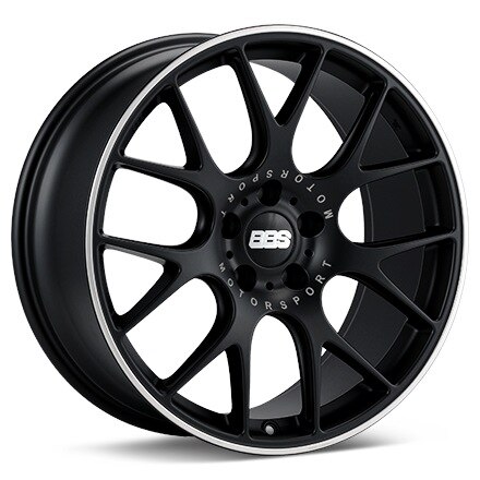 BBS CH-R Black w/Polished Stainless Lip Wheels 20 In 20x9 25 X0361061