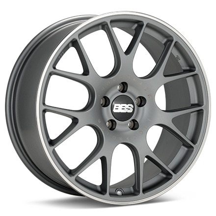 BBS CH-R Titanium w/Pol Stainless Lip Wheels 19 In 19x9.5 45 X0362352