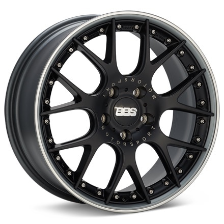 BBS CH-R II Black W/Polished Stainless Lip Wheels 21 In 21x9 32 X0711013