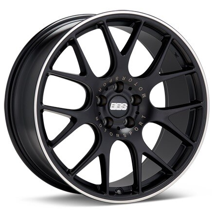 BBS CH-R Macan Black w/Polished Stainless Lip Wheels 20 In 20x9 25 X0361444