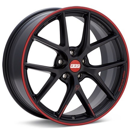 BBS CI-R Black w/Red Lip Wheels 20 In 20x9 +25 X10022548