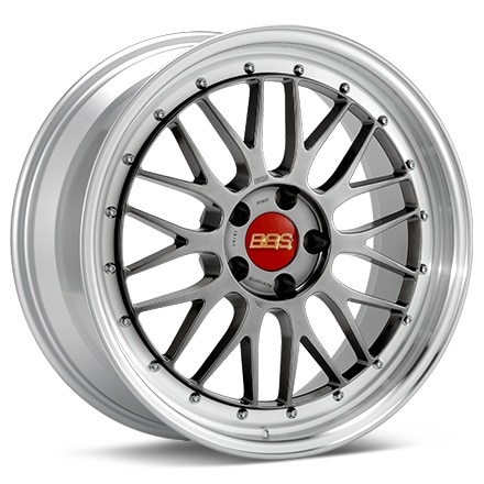 BBS LM Diamond Black w/Mach Lip Wheels 17 In 17x7.5 +25 X12681