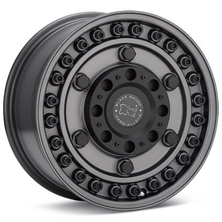 Black Rhino Armory Gunblack Wheels 17 In 17x9.5 +06 1795ARY068180G25