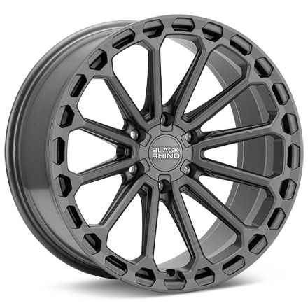 Black Rhino Kaizen Matte Gunmetal Wheels 20 In 20x9.5 +18 2095KZN186114G76