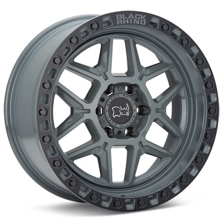 Black Rhino Kelso Battleship Grey w/Black Lip Wheels 17 In 17x9 00 1790KLS005127G71