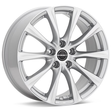 Borbet Type RE Bright Silver Wheels 16 In 16x7 +38 139704