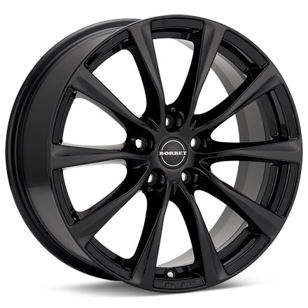 Borbet Type RE Gloss Black Wheels 16 In 16x7 +38 139705